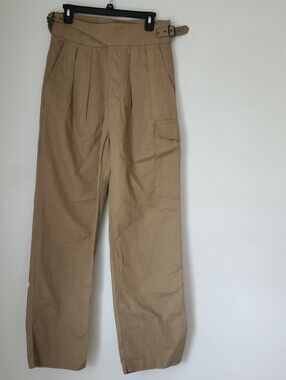 Banana Republic Heritage Explorer High waist Linen Blend Pant Size 4 Ultra High